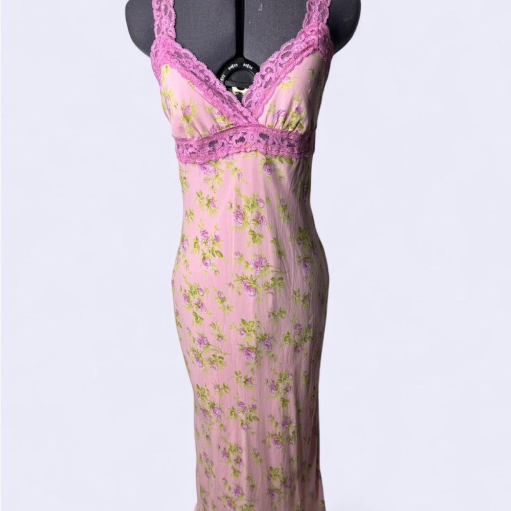 Betsey Johnson Pink Floral Asymmetrical Dress